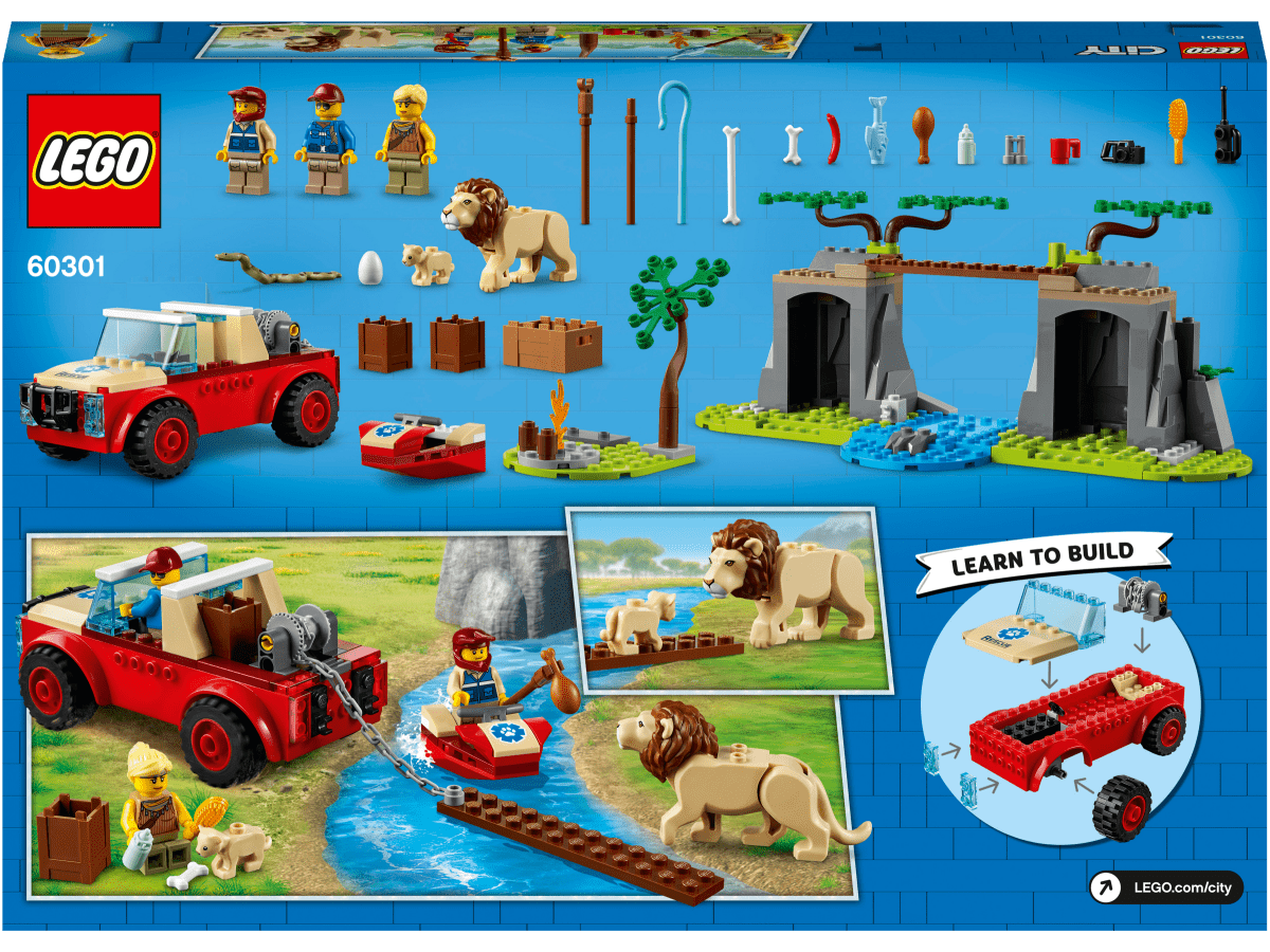 LEGO 60301 Villieläinten pelastusmaasturi - ALETUU.FI