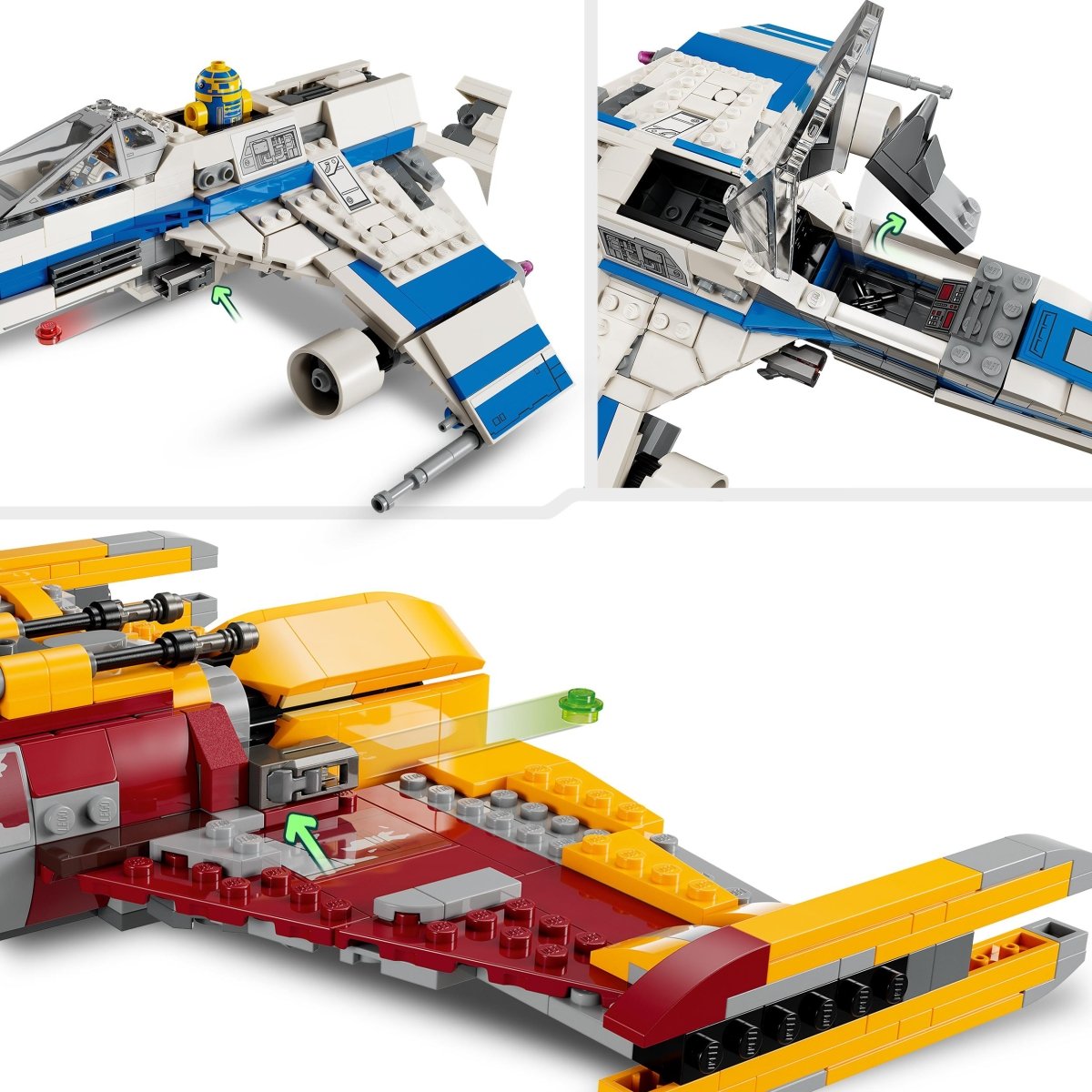 LEGO 75364 Uuden Tasavallan E-wing™ vs. Shin Hatin tähtihävittäjä - ALETUU.FI