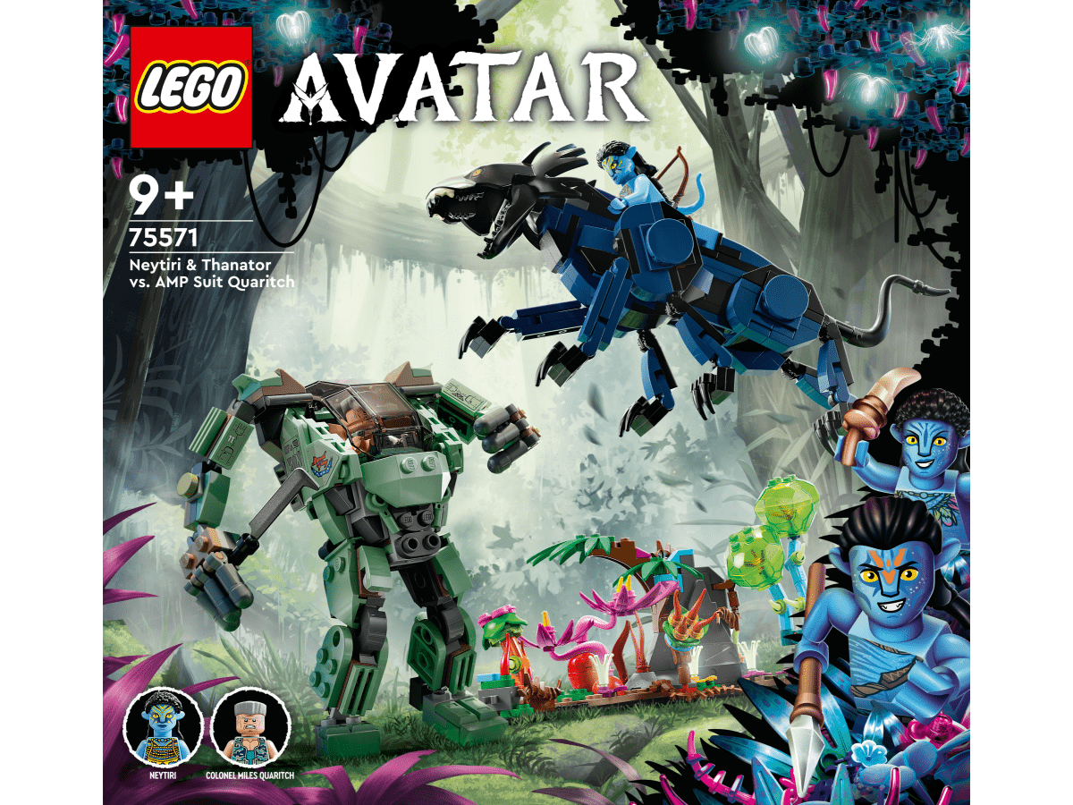 LEGO 75571 Neytiri ja Thanator vs. Quaritch AMP-puvussa - ALETUU.FI