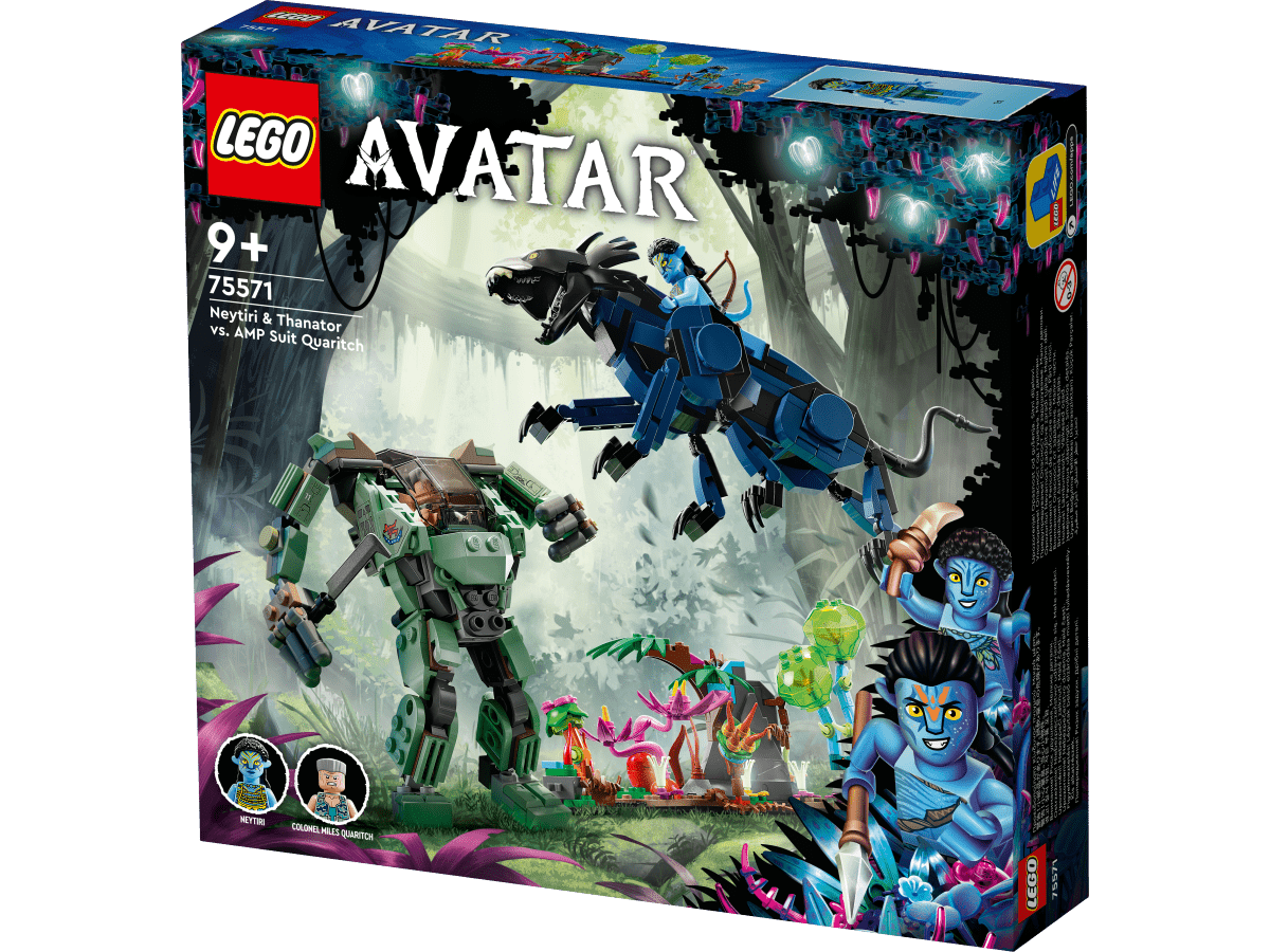LEGO 75571 Neytiri ja Thanator vs. Quaritch AMP-puvussa - ALETUU.FI