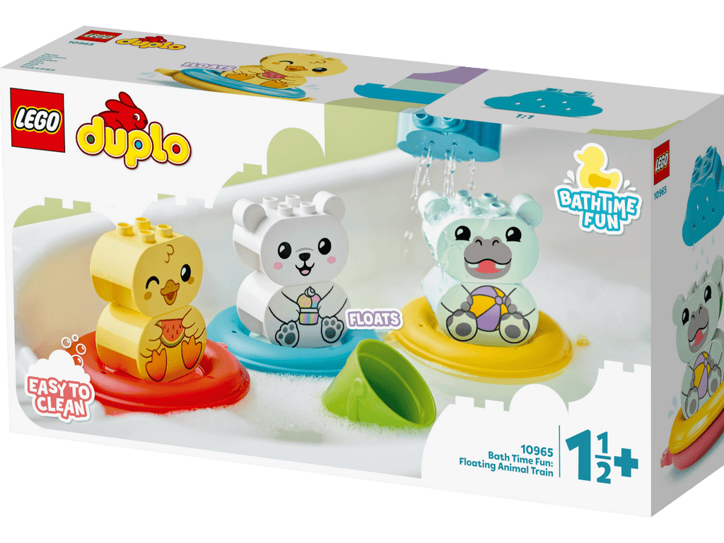LEGO 10965 Hauskoihin kylpyhetkiin: kelluva eläinjuna - ALETUU.FI