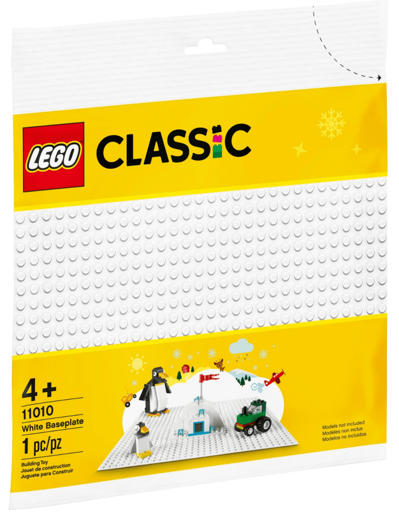 LEGO 11010 Valkoinen rakennuslevy - ALETUU.FI