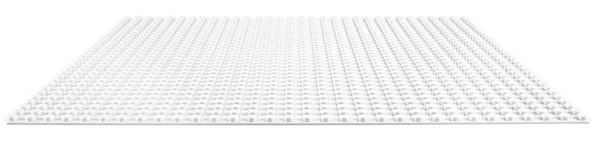 LEGO 11010 Valkoinen rakennuslevy - ALETUU.FI
