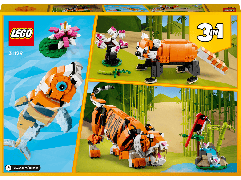 LEGO 31129 Majesteettinen tiikeri - ALETUU.FI
