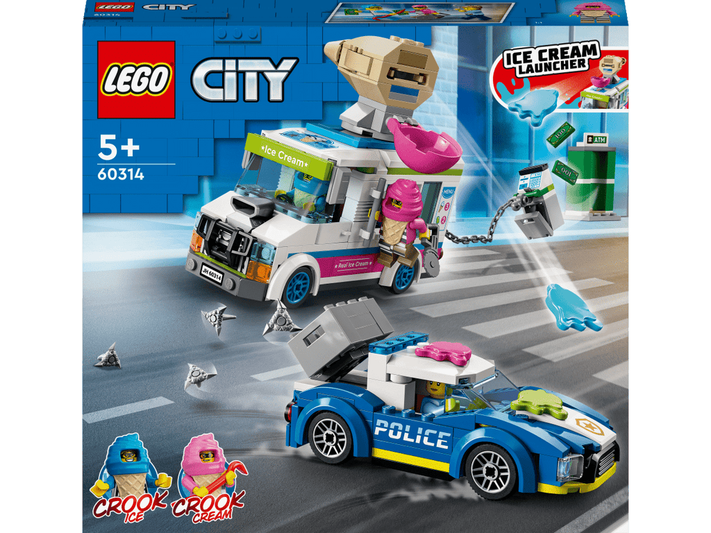 LEGO 60314 Poliisin takaa-ajama jäätelöauto - ALETUU.FI