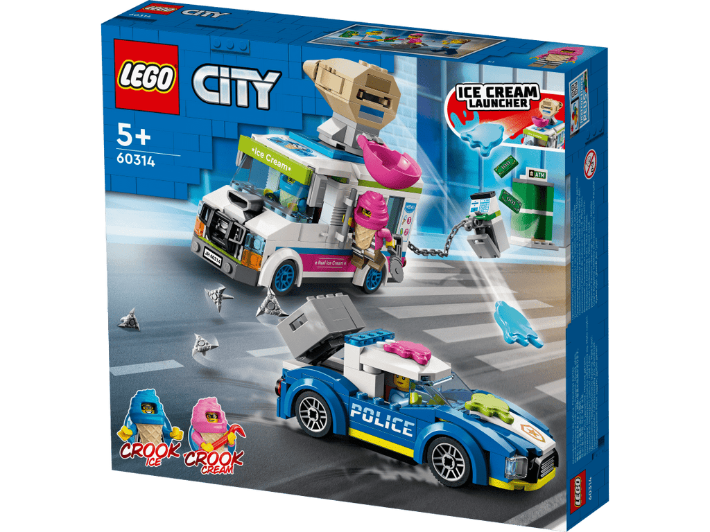 LEGO 60314 Poliisin takaa-ajama jäätelöauto - ALETUU.FI