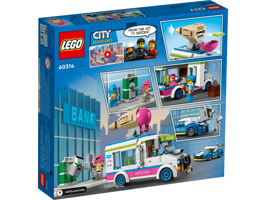 LEGO 60314 Poliisin takaa-ajama jäätelöauto - ALETUU.FI
