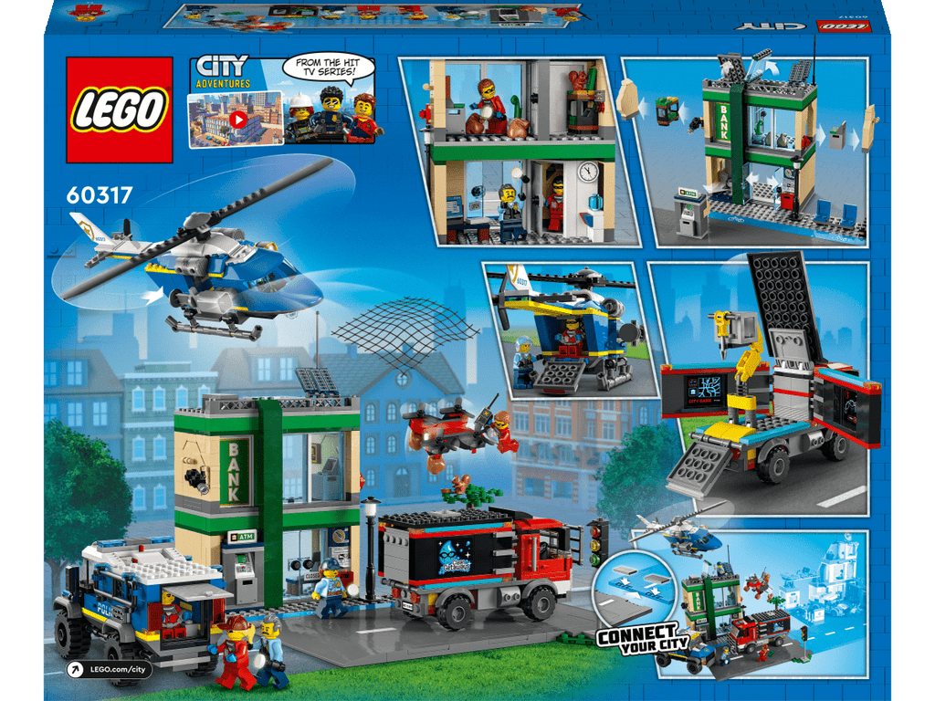 LEGO 60317 Poliisi ja pankkirosvojen takaa-ajo - ALETUU.FI