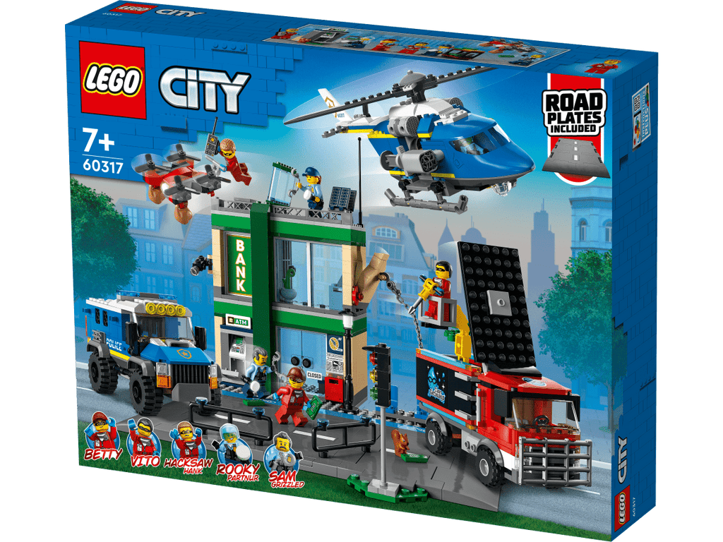 LEGO 60317 Poliisi ja pankkirosvojen takaa-ajo - ALETUU.FI