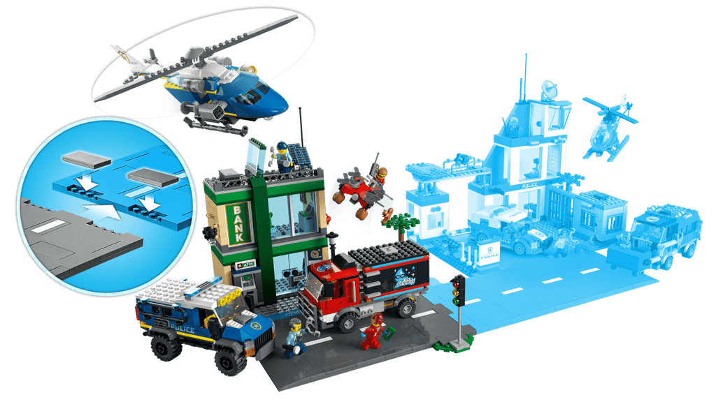 LEGO 60317 Poliisi ja pankkirosvojen takaa-ajo - ALETUU.FI