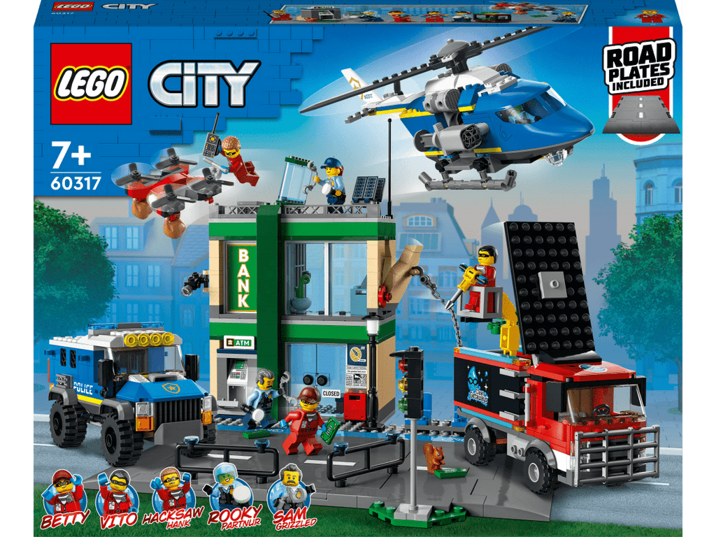 LEGO 60317 Poliisi ja pankkirosvojen takaa-ajo - ALETUU.FI