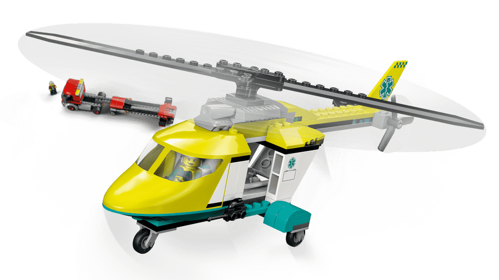 LEGO 60343 Pelastushelikopterin kuljetusauto - ALETUU.FI