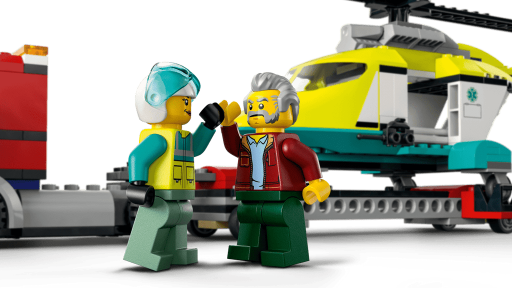 LEGO 60343 Pelastushelikopterin kuljetusauto - ALETUU.FI