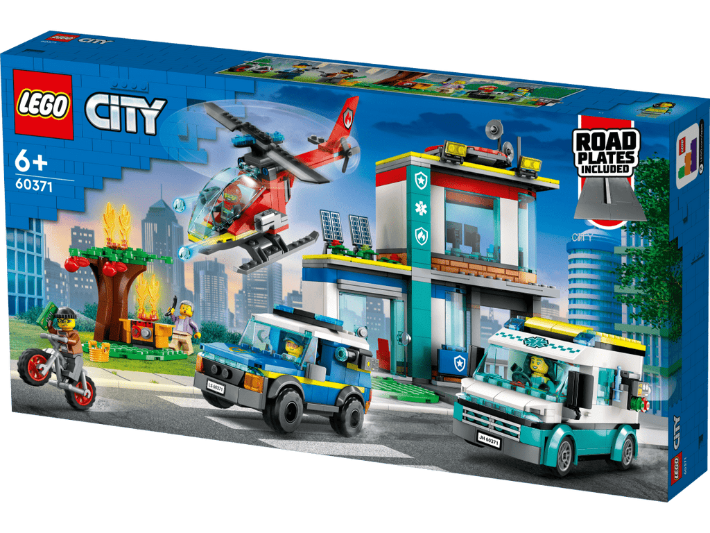 LEGO 60371 Hälytysajoneuvojen päämaja - ALETUU.FI