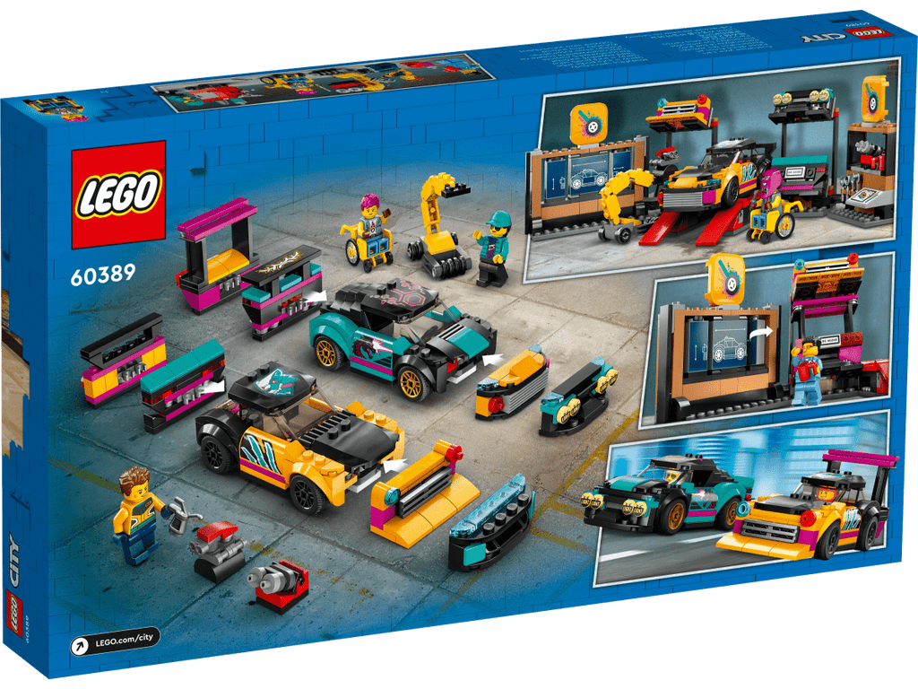 LEGO 60389 Autojen tuunaustalli - ALETUU.FI
