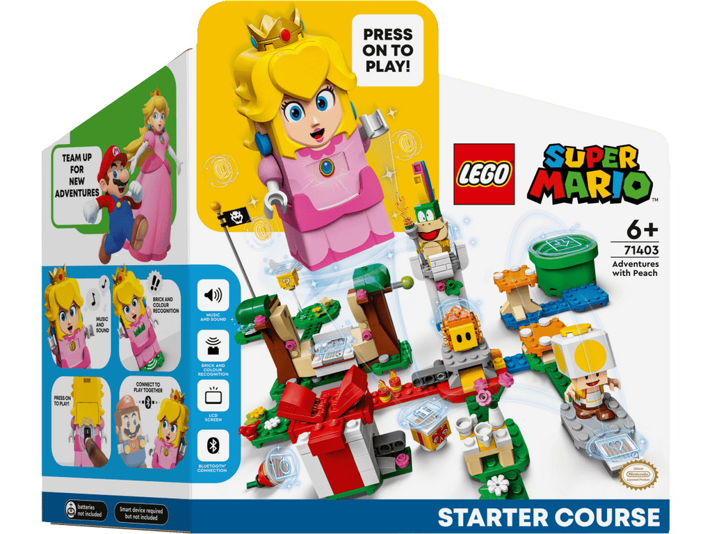 LEGO® 71403 Seikkailut Peachin kanssa ‑aloitusrata - ALETUU.FI