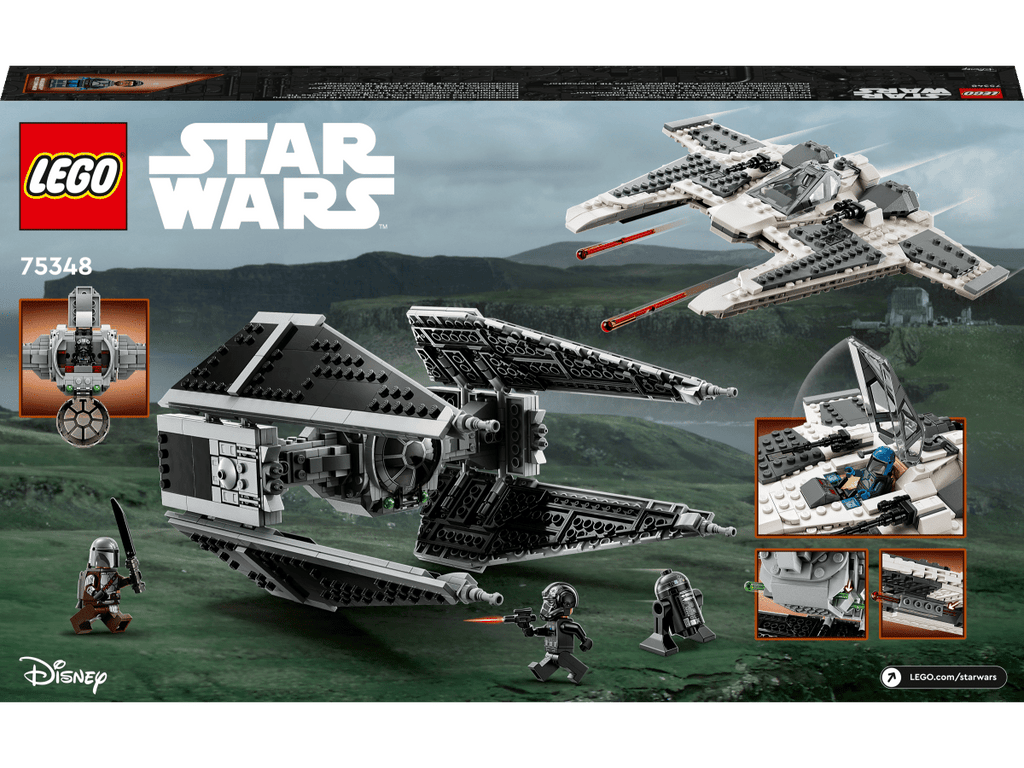 LEGO 75348 Mandalorialainen Fang-hävittäjä vs. TIE-torjuntahävittäjä - ALETUU.FI