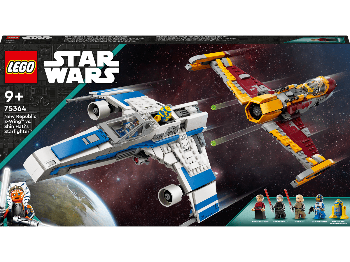 LEGO 75364 Uuden Tasavallan E-wing™ vs. Shin Hatin tähtihävittäjä - ALETUU.FI