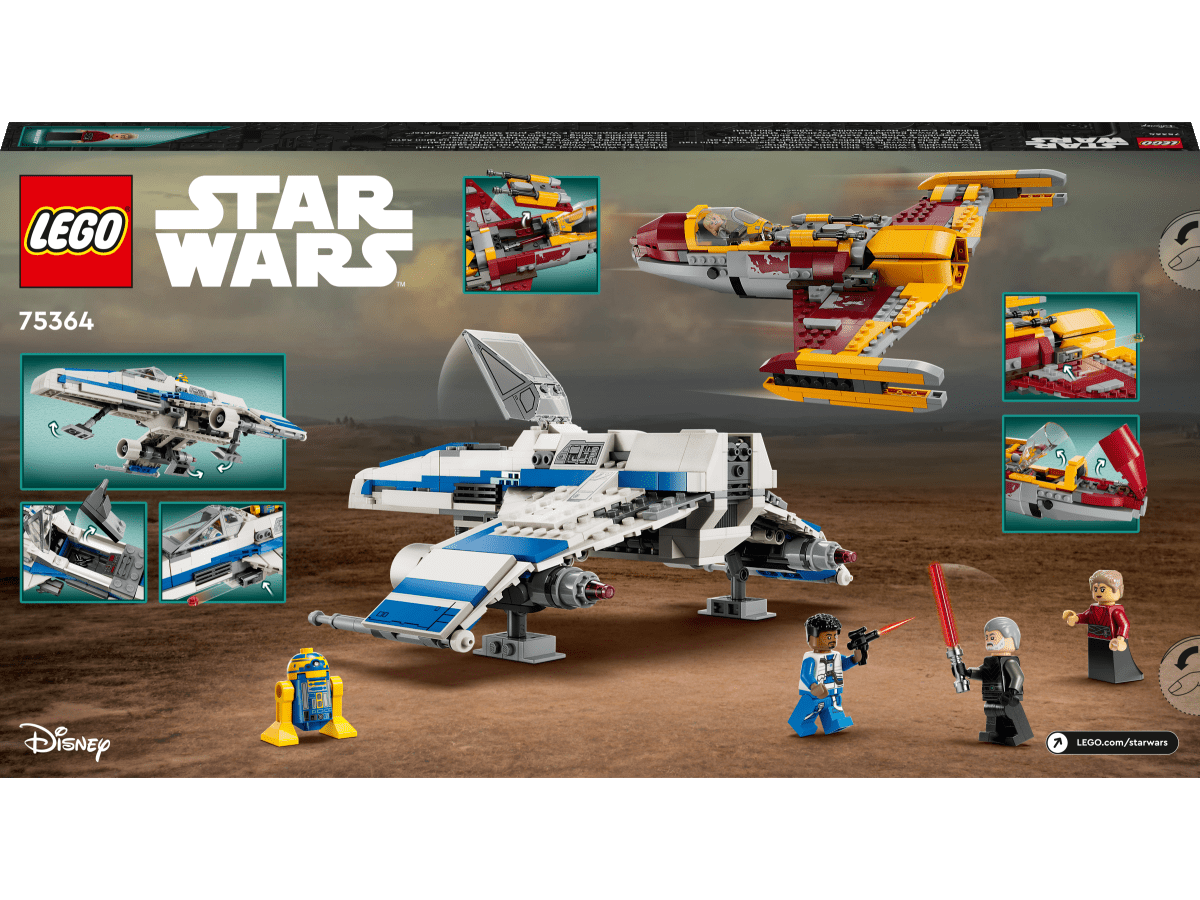 LEGO 75364 Uuden Tasavallan E-wing™ vs. Shin Hatin tähtihävittäjä - ALETUU.FI