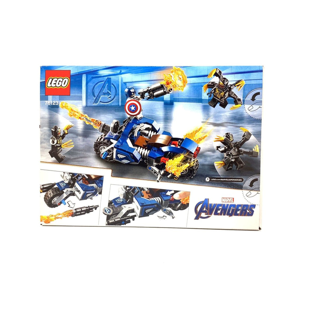 LEGO 76123 Captain America: outriderien hyökkäys - ALETUU.FI