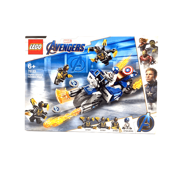 LEGO 76123 Captain America: outriderien hyökkäys - ALETUU.FI