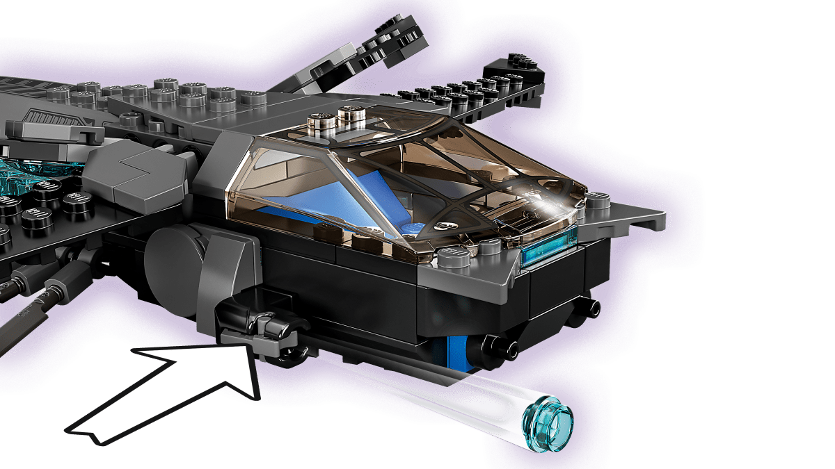 LEGO 76186 Mustan Pantterin lohikäärmelentokone - ALETUU.FI