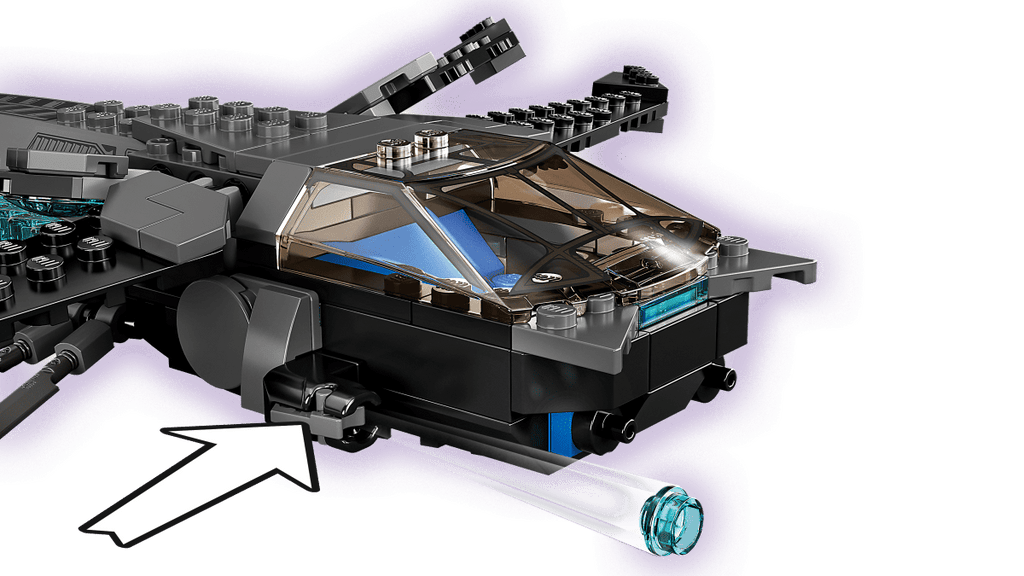 LEGO 76186 Mustan Pantterin lohikäärmelentokone - ALETUU.FI