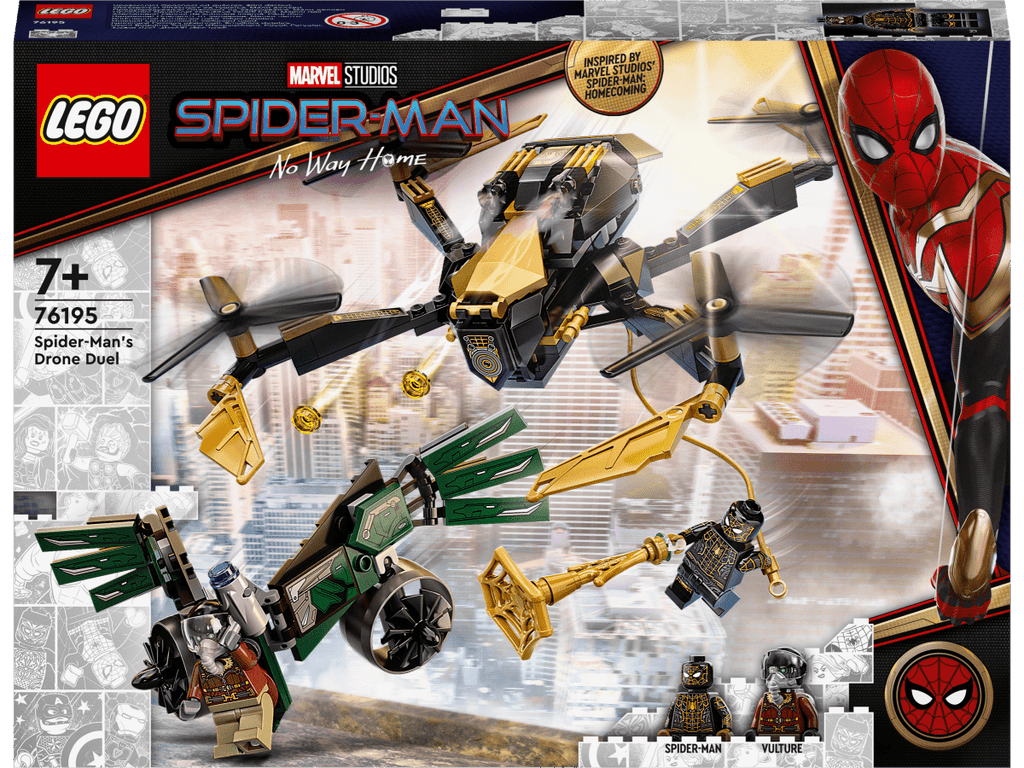 LEGO 76195 Spider-Man ja dronekopterien kaksintaistelu - ALETUU.FI