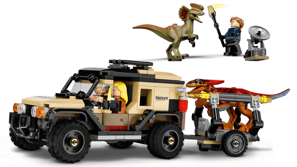 LEGO 76951 Pyroraptorin ja Dilophosauruksen kuljetus - ALETUU.FI