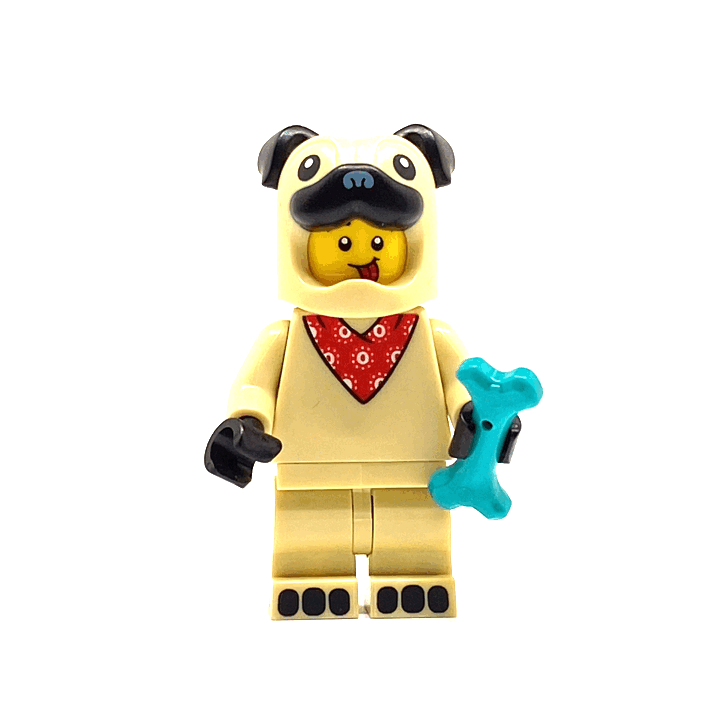 LEGO col21-5 Pug Costume Guy. - ALETUU.FI